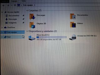 Portatil Acer Aspire 7750G W10 Pro Pantalla 17,3"