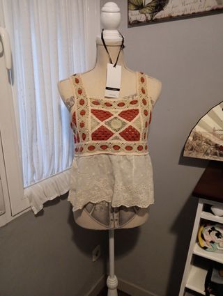 Top de ganchillo talla 36/38