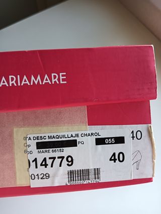 Zapatos tacón Maria Mare T40