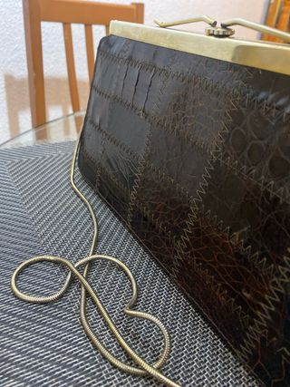 BOLSO DE PIEL DE COCODRILO