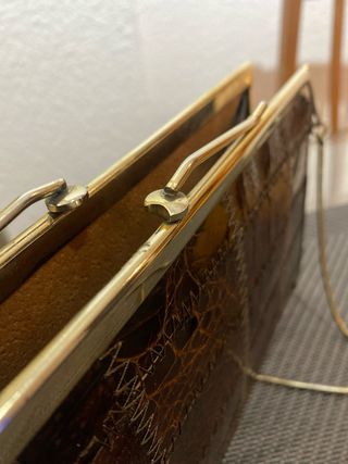 BOLSO DE PIEL DE COCODRILO