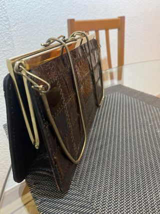 BOLSO DE PIEL DE COCODRILO