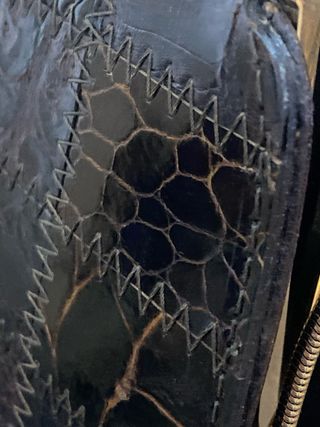 BOLSO DE PIEL DE COCODRILO