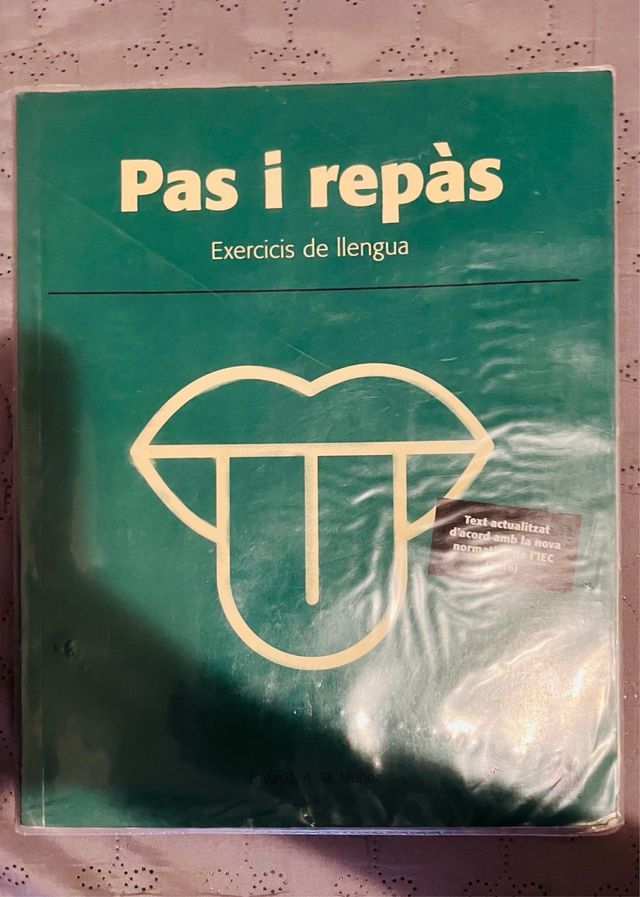 Libro Pas i repàs 1 batxillerat