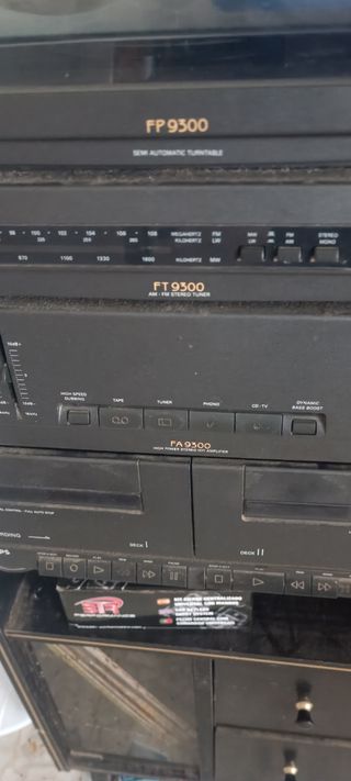 Reproductor de tocadiscos y cassete