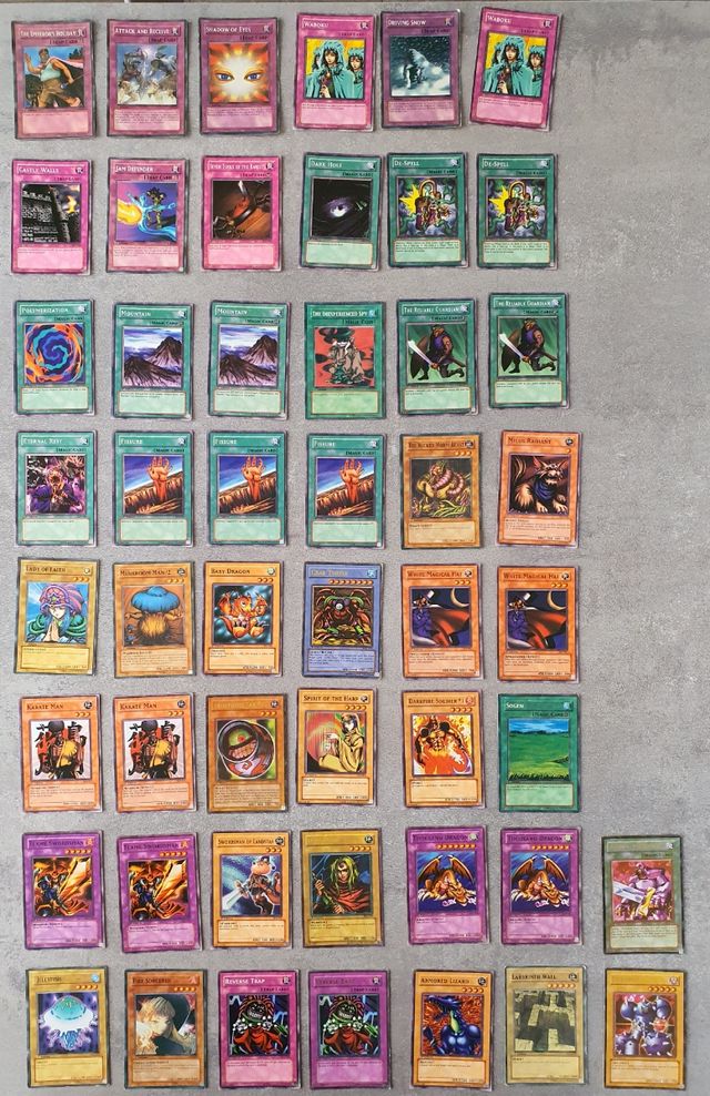 Carte Yu-Gi-Oh 1 edizione comuni rare holo