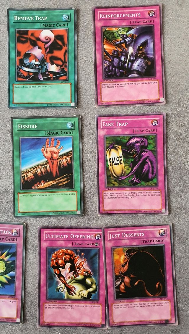 Carte Yu-Gi-Oh 1 edizione comuni rare holo