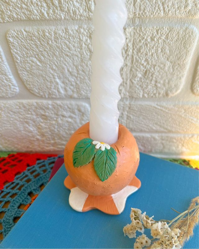 Suporte velas frutas