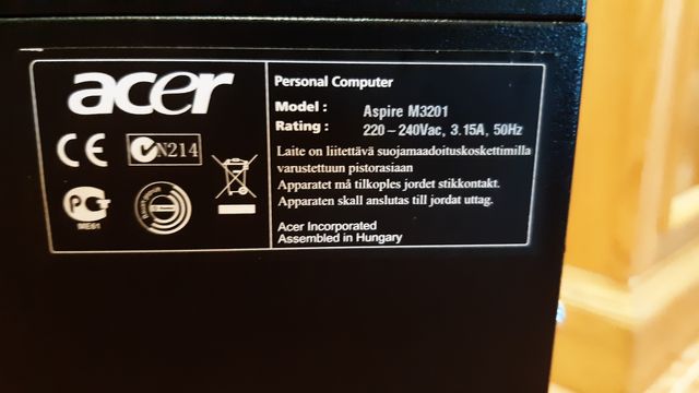 Ordenador sobremesa ACER