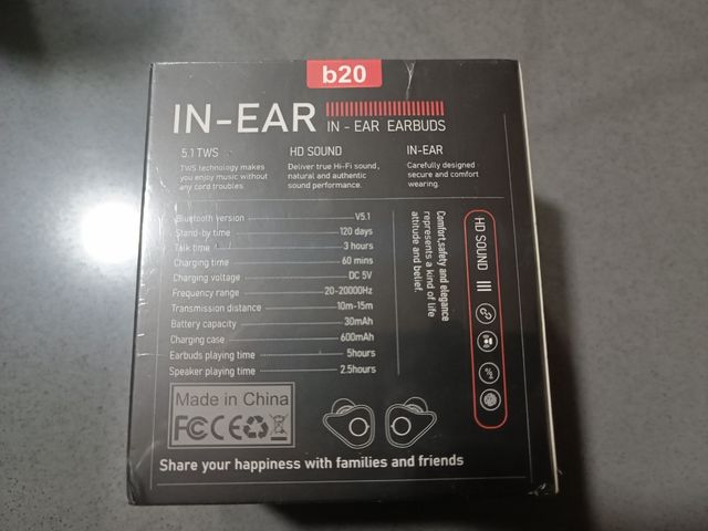 Auriculares Altavoz Bluetooth b20