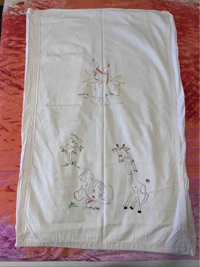 Copriletto vintage per lettino bambini
