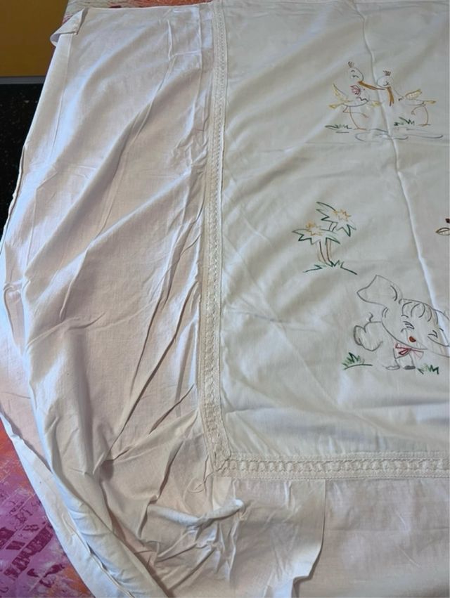 Copriletto vintage per lettino bambini