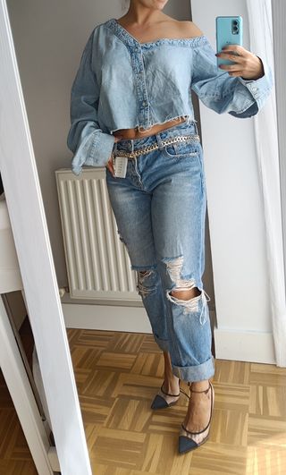 vaquero de Zara 
