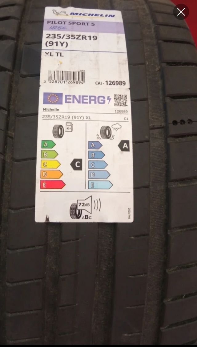 Michelín Piloto Sport 5 Xl