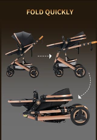 Carrinho de bebê alta qualidade (Novo)