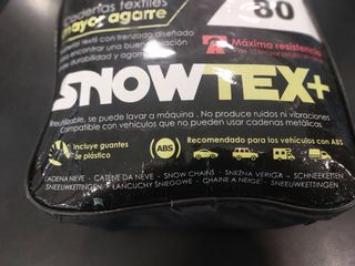 Cadenas nieve textiles