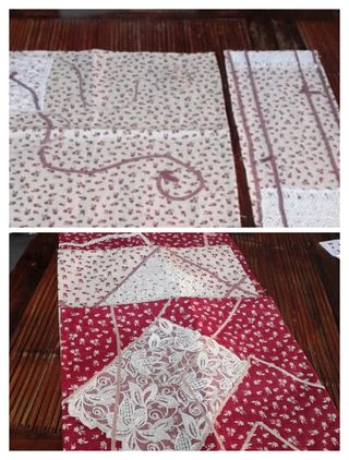 Set  2 centrotavola + 4 copricuscino coordinati