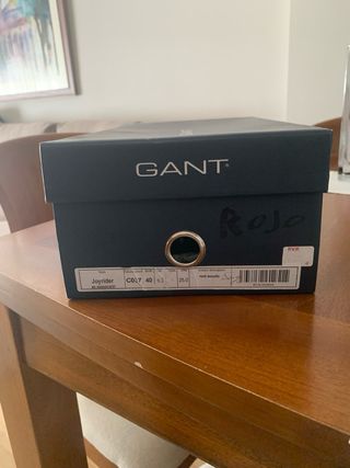 Zapatos GANT ROJO SUEDE