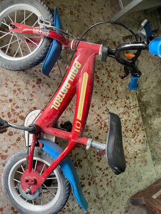 Bicicleta patrulla canina 