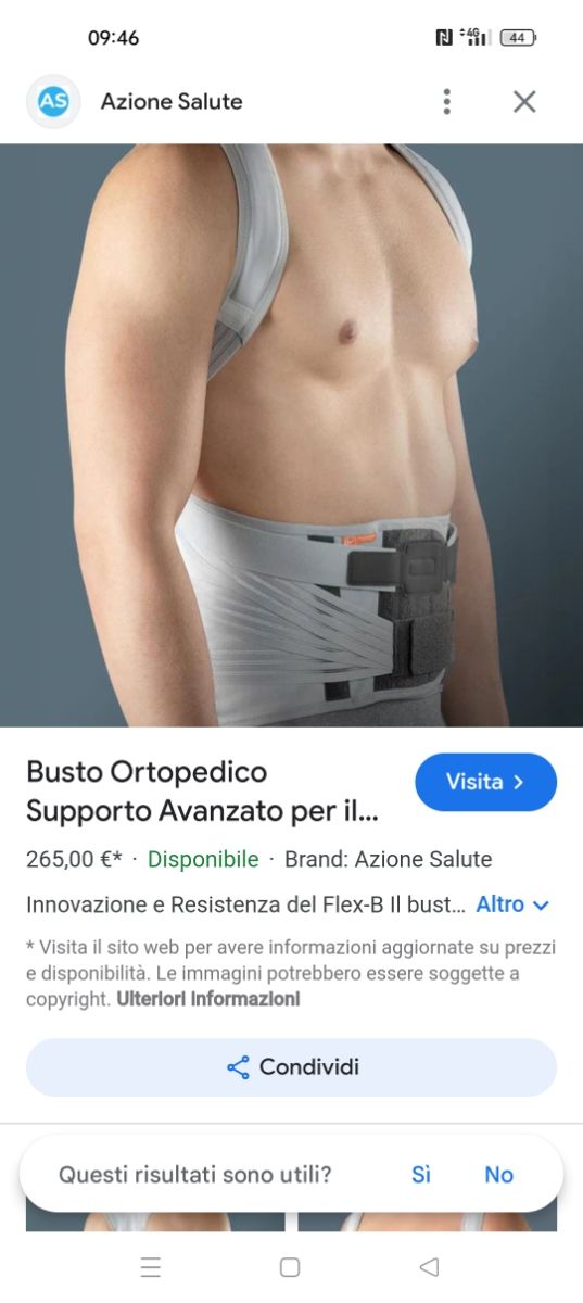 Busto ortopedico