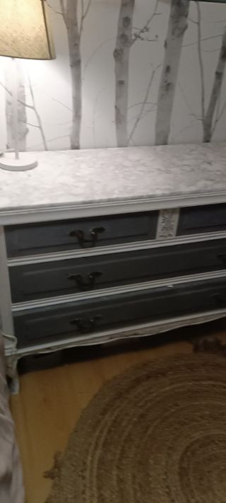 Mueble mesilla restaurado