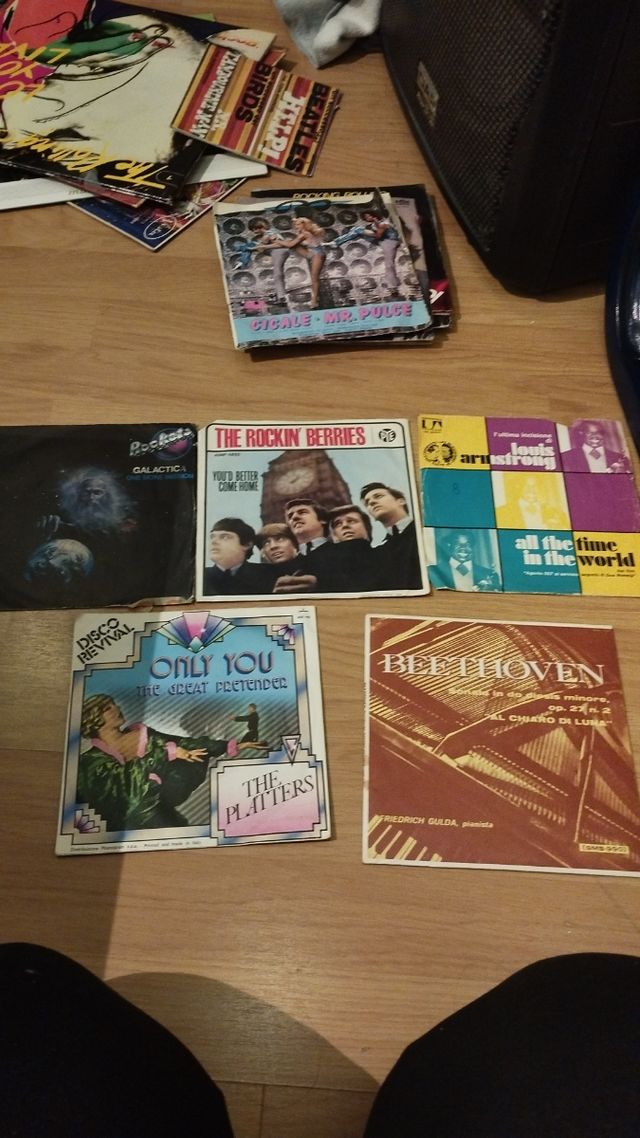 Lotto di 5 vinili Rockets platters beethoven