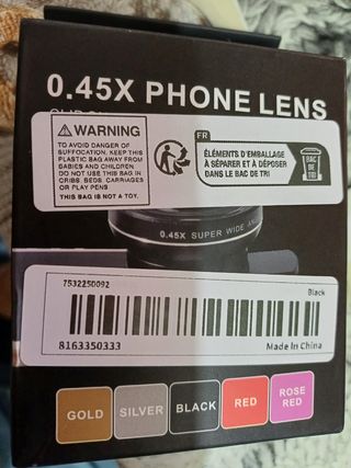 Lente monocular macro