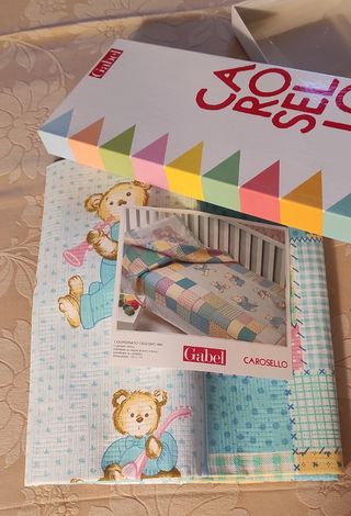 Copriletto per culla Gabel in piquet di