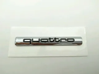 Emblema logo AUDI QUATTRO 76mm 