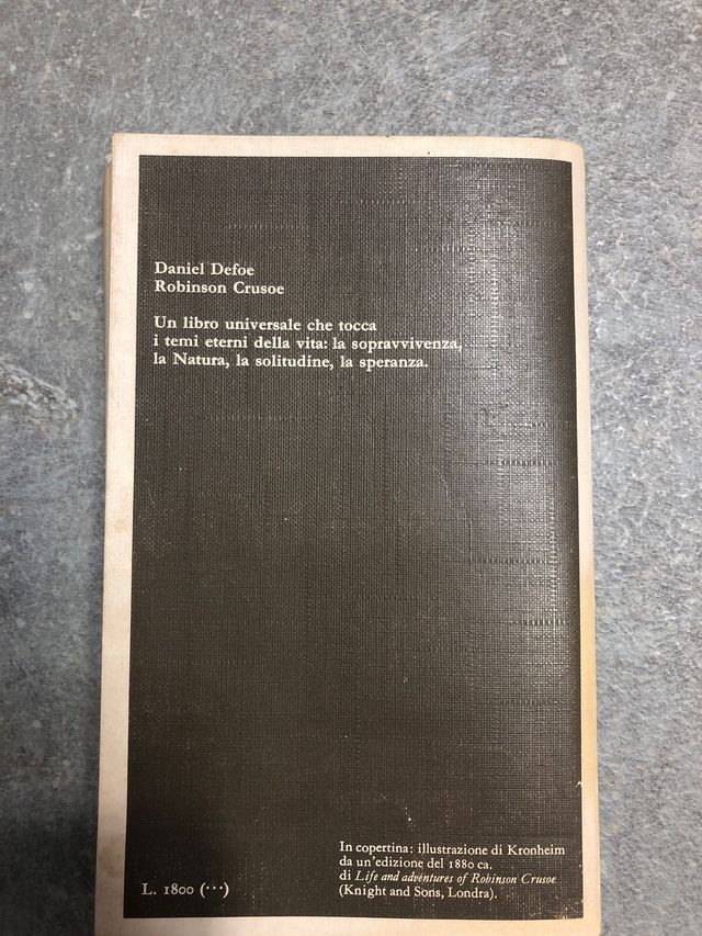Defoe Robinson Crusoe