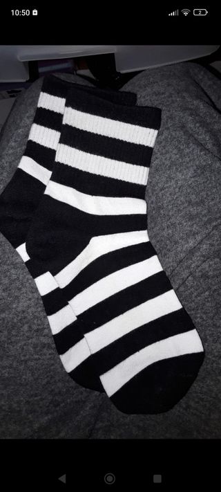 Calcetines de rayas Tim Burton