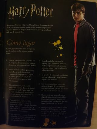 Álbum cromos Harry Potter