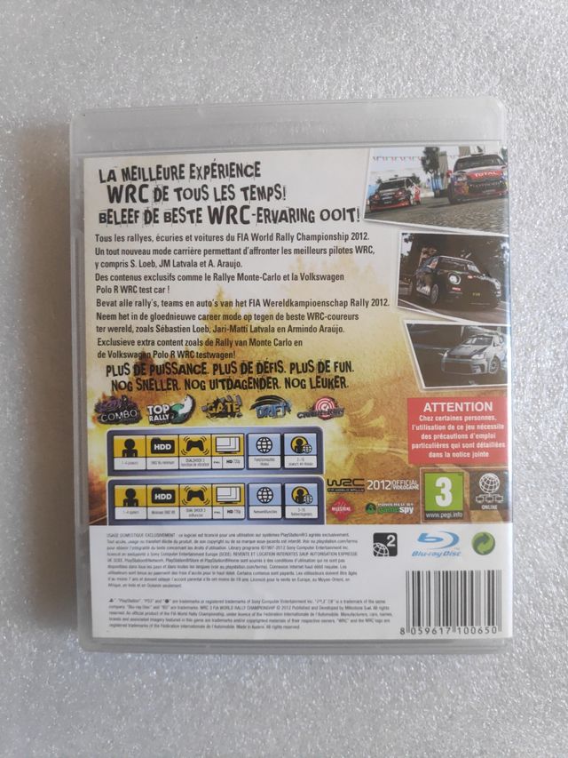 Wrc 3 fia world rally champions ship ps3