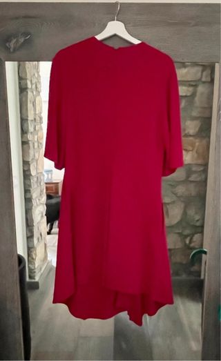 Stella McCartney abito fucsia in viscosa