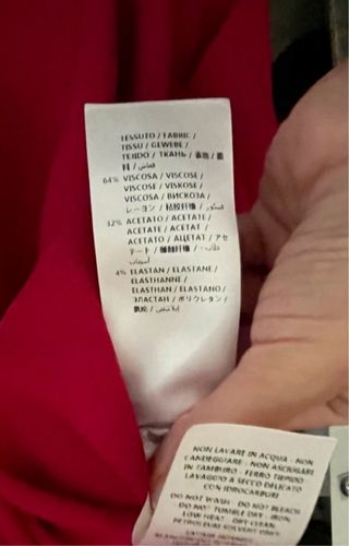 Stella McCartney abito fucsia in viscosa