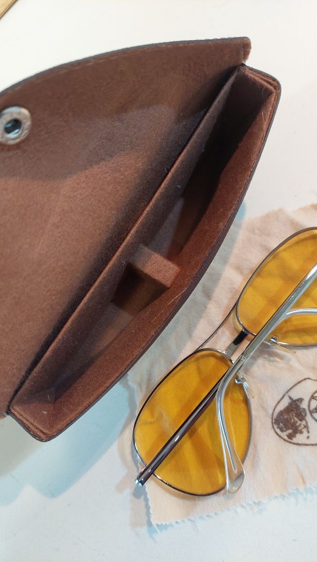 Vintage gafas Tasco amarillas Japan made