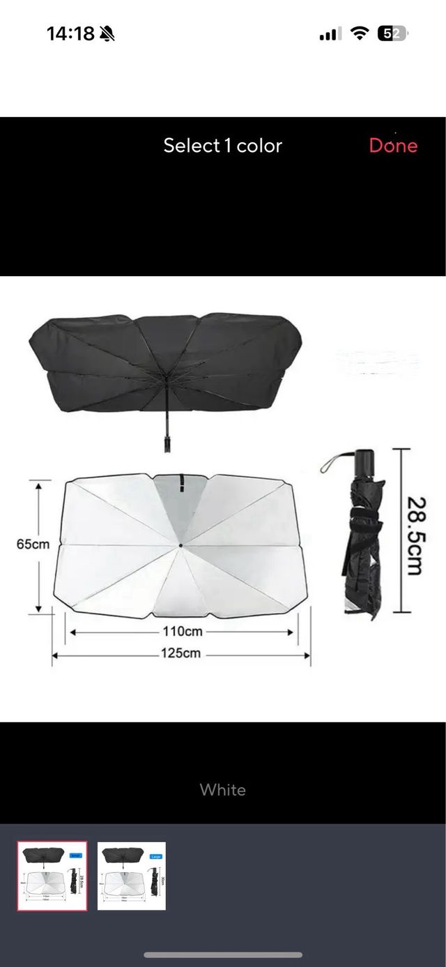 Parasol protector de coche