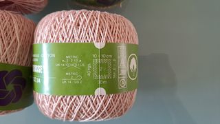 9 gomitoli di cotone n.5. Phildar