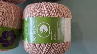 9 gomitoli di cotone n.5. Phildar