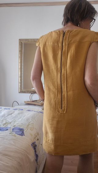 Vestido Mango color mostaza