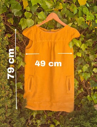 Vestido Mango color mostaza
