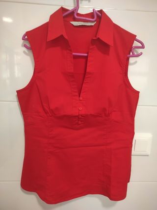 Camisa roja talla M