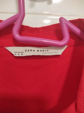 Camisa roja talla M