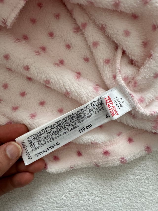 Zara Home Kids Vestaglia Bambina 4-5 anni 110cm