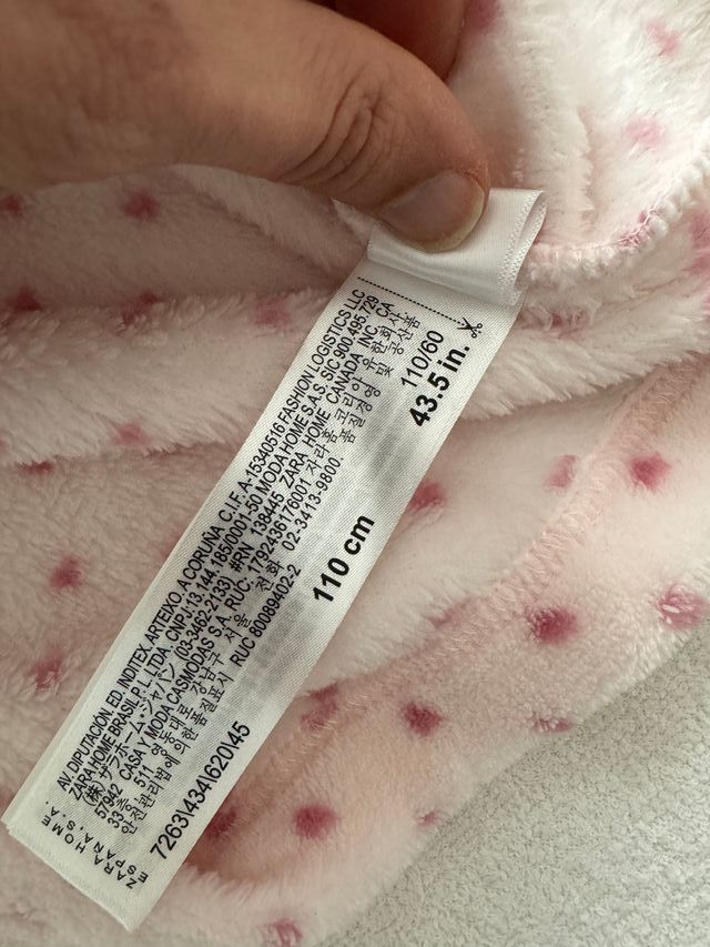 Zara Home Kids Vestaglia Bambina 4-5 anni 110cm