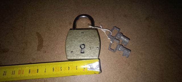 Candado, antirrobo, antiguo