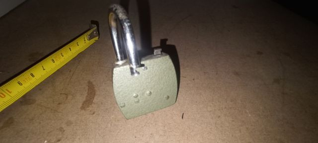 Candado, antirrobo, antiguo