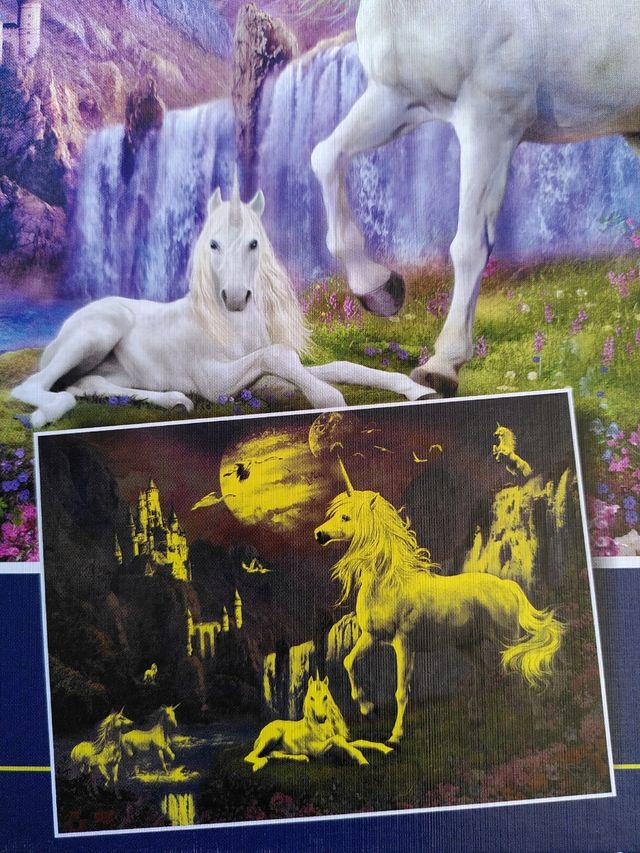 Puzzle Clementoni, fluorescente