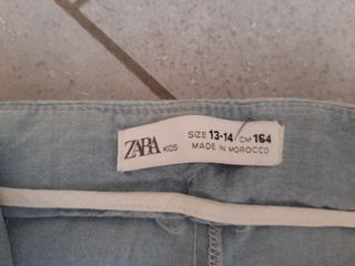 Pantaloni cotone Zara ragazza taglia 13-14 anni