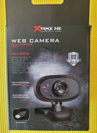 CÁMARA WEBCAM CON MICRÓFONO.